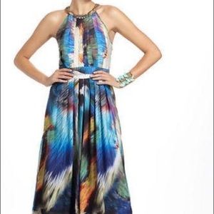 ANTHROPOLOGIE Ranna Gill multiple color maxi dress
